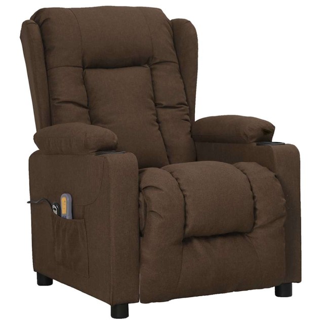 Fauteuil de massage Marron Tissu