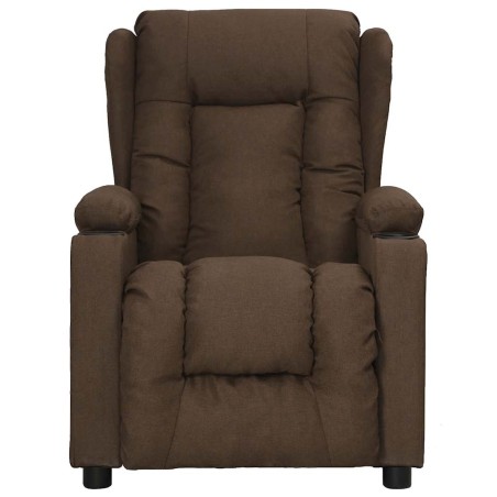Fauteuil de massage Marron Tissu