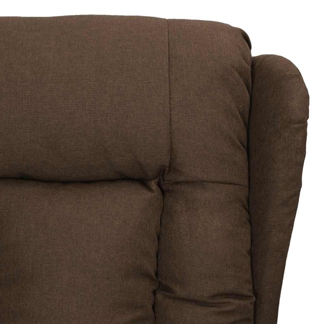 Fauteuil de massage Marron Tissu