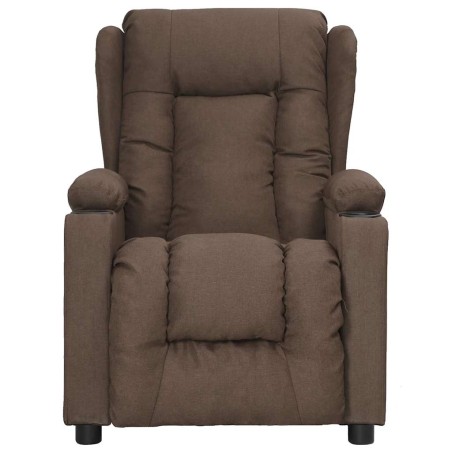 Fauteuil de massage Taupe Tissu