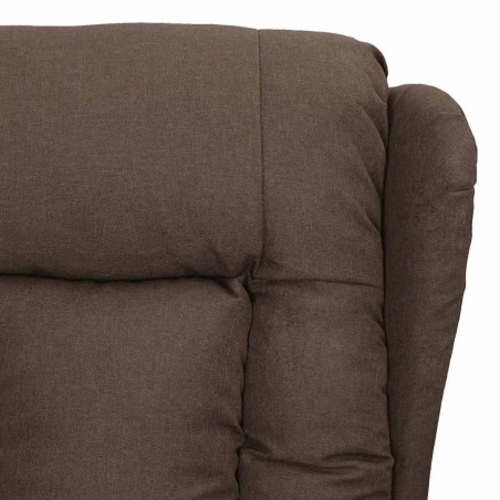 Fauteuil de massage Taupe Tissu