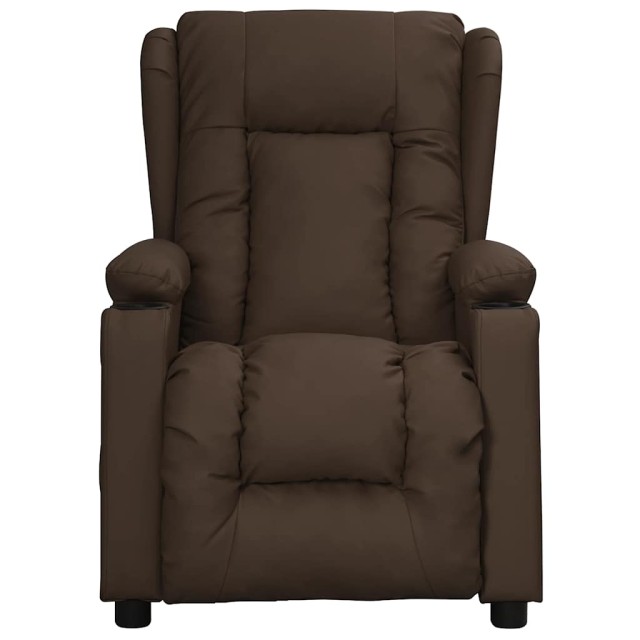 Fauteuil Marron Similicuir