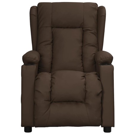 Fauteuil Marron Similicuir