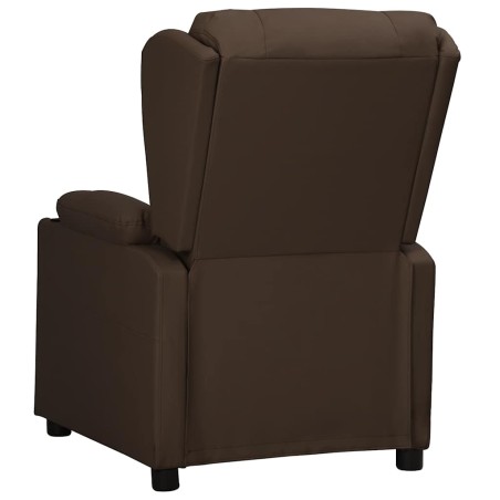 Fauteuil Marron Similicuir