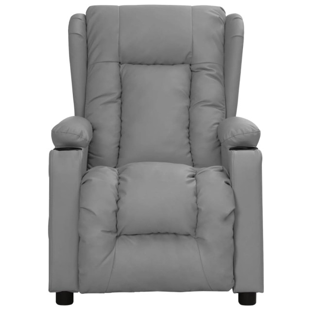 Fauteuil Gris Similicuir