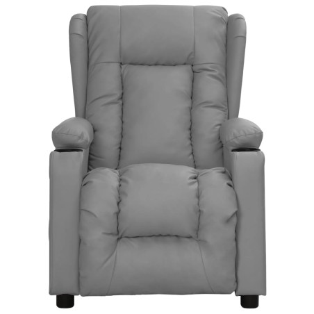 Fauteuil Gris Similicuir