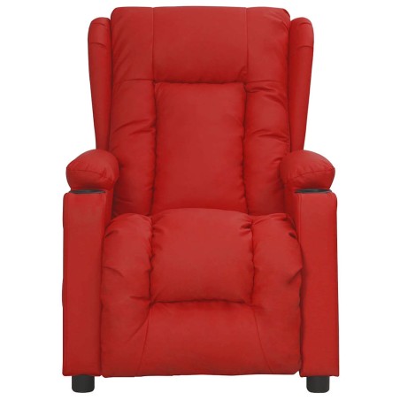 Fauteuil Rouge bordeaux Similicuir