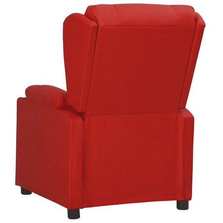 Fauteuil Rouge bordeaux Similicuir