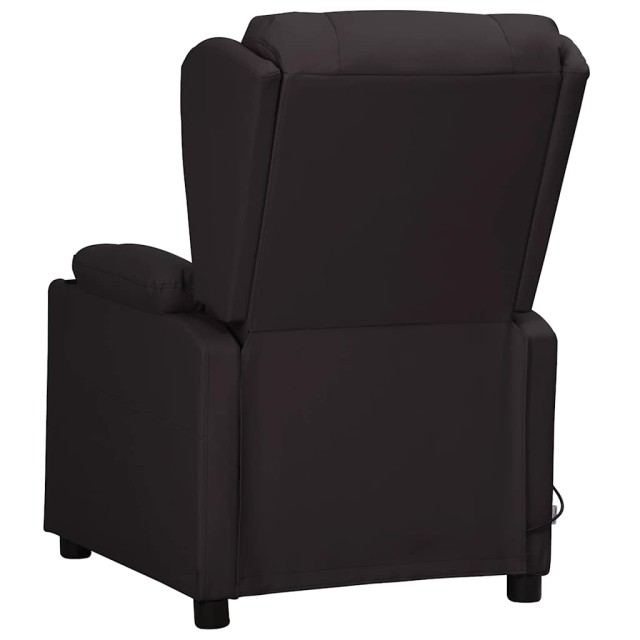 Fauteuil de massage Noir Similicuir