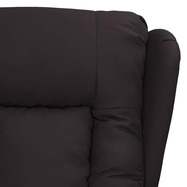 Fauteuil de massage Noir Similicuir