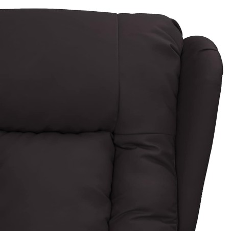 Fauteuil de massage Noir Similicuir