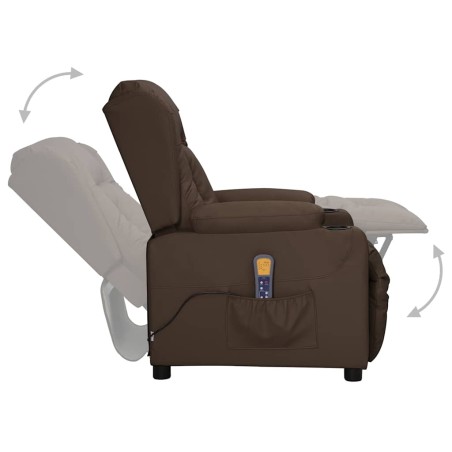 Fauteuil de massage Marron Similicuir