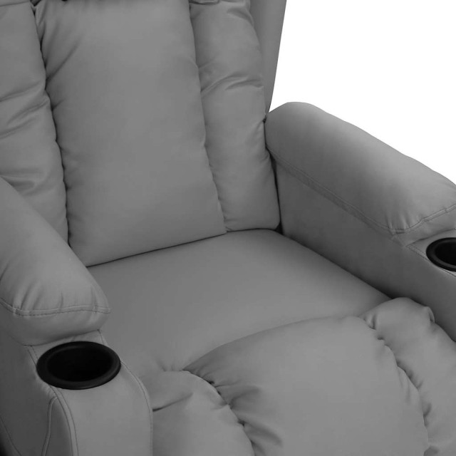 Fauteuil de massage Gris Similicuir