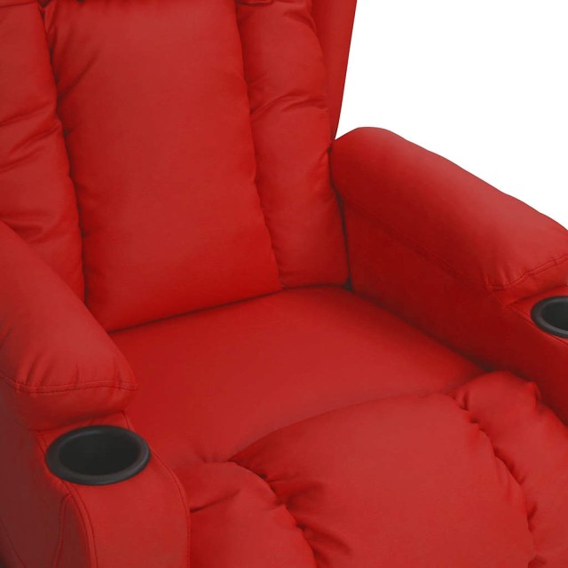 Fauteuil de massage Rouge bordeaux Similicuir