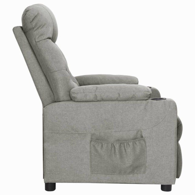 Fauteuil Gris clair Tissu
