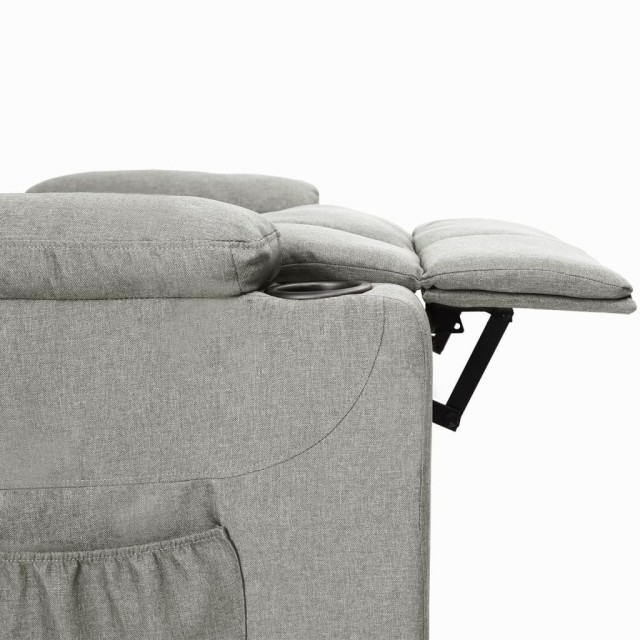 Fauteuil Gris clair Tissu