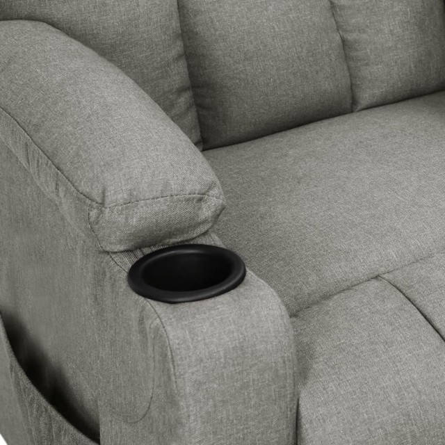 Fauteuil Gris clair Tissu