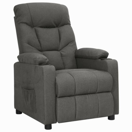 Fauteuil Gris foncé Tissu 2