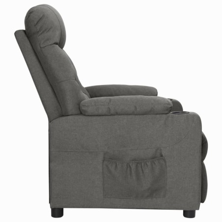 Fauteuil Gris foncé Tissu
