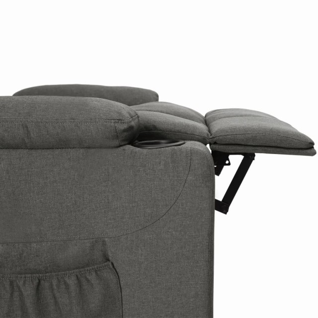 Fauteuil Gris foncé Tissu