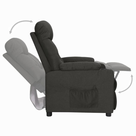 Fauteuil Noir Tissu