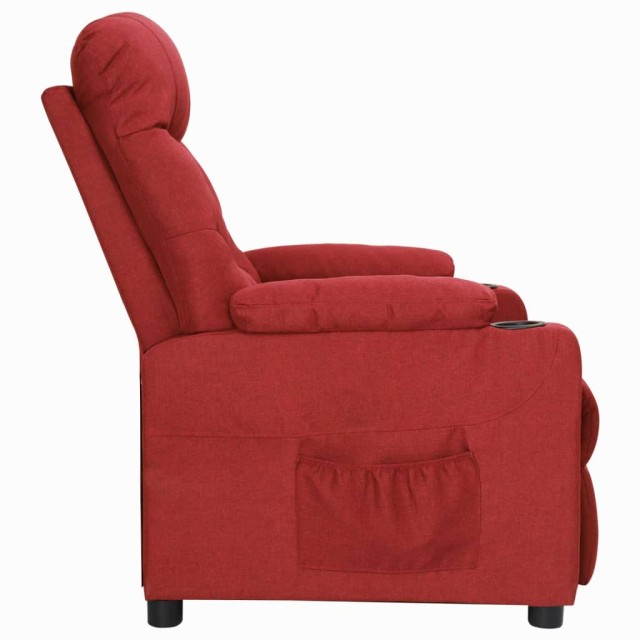 Fauteuil Rouge bordeaux Tissu