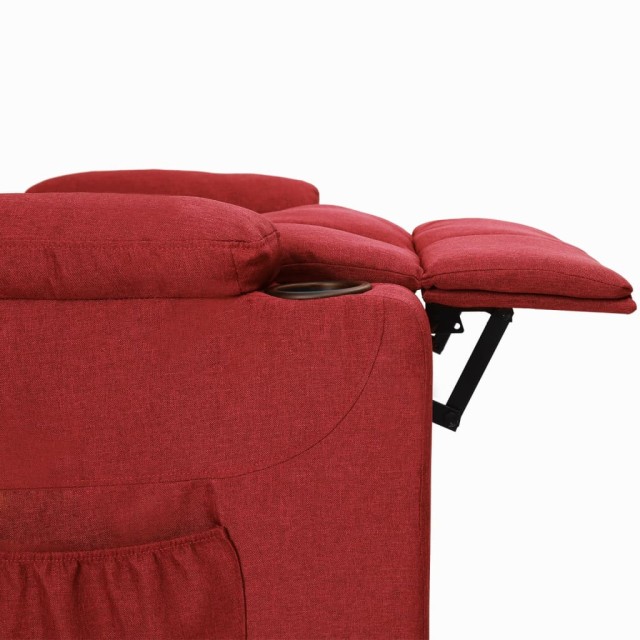 Fauteuil Rouge bordeaux Tissu