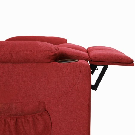 Fauteuil Rouge bordeaux Tissu