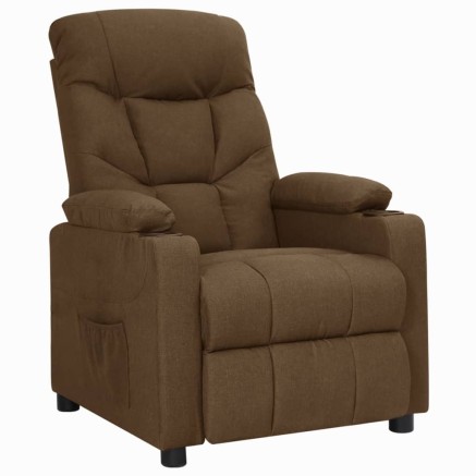 Fauteuil Marron Tissu 2