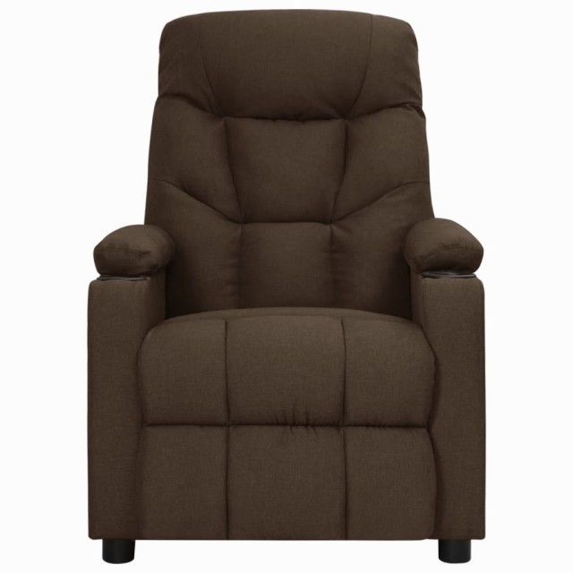 Fauteuil Marron foncé Tissu