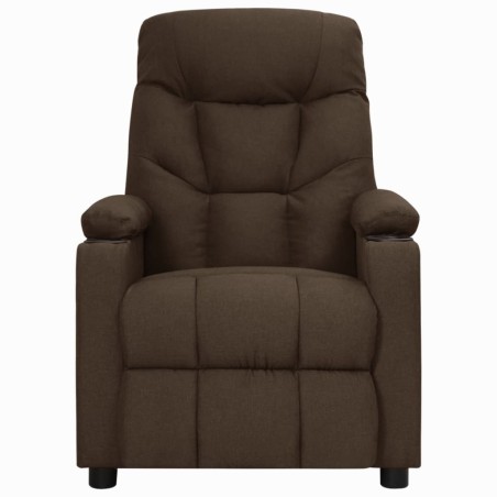 Fauteuil Marron foncé Tissu