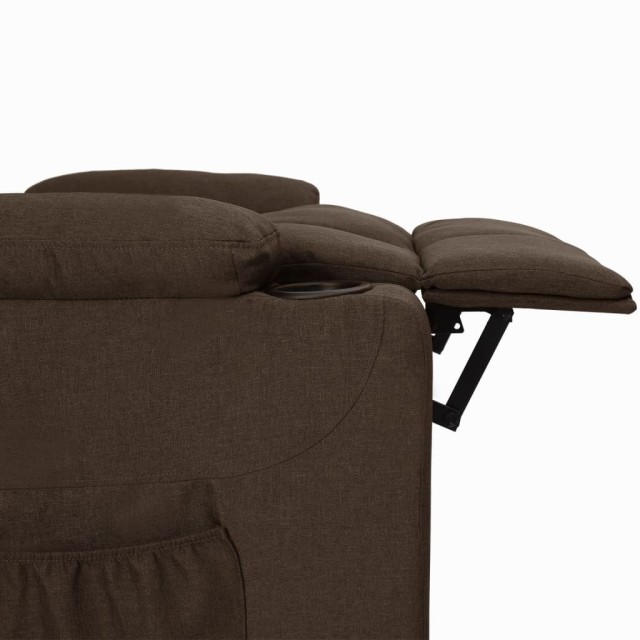 Fauteuil Marron foncé Tissu