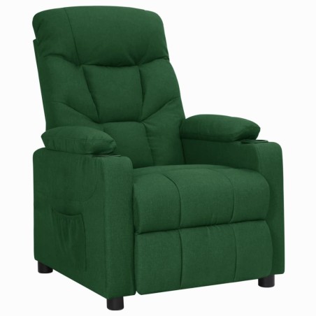 Fauteuil Vert foncé Tissu