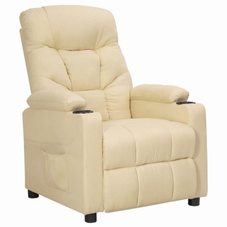 Fauteuil Crème Tissu