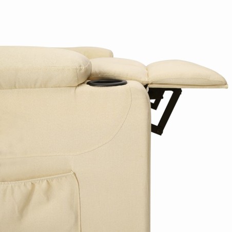 Fauteuil Crème Tissu