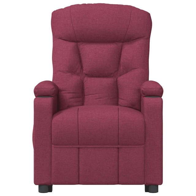 Fauteuil de massage Rouge bordeaux Tissu