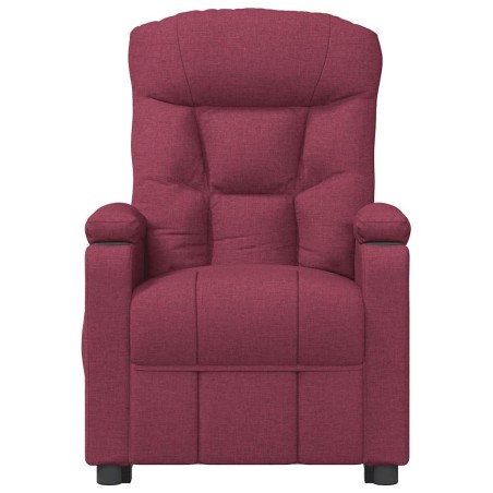 Fauteuil de massage Rouge bordeaux Tissu