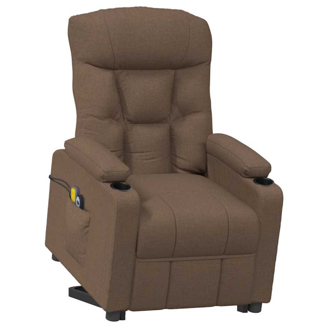 Fauteuil de massage Marron Tissu