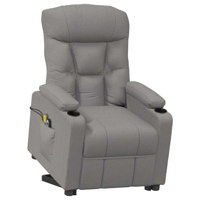 Fauteuil de massage Taupe Tissu