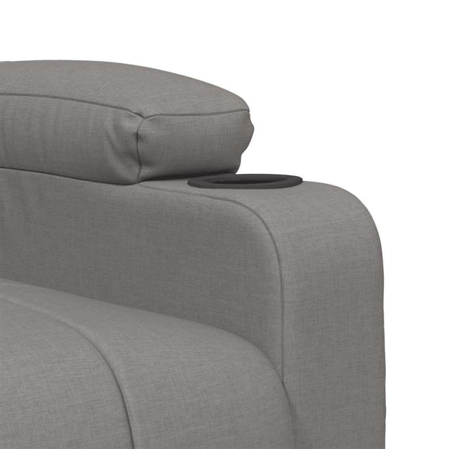 Fauteuil de massage Taupe Tissu