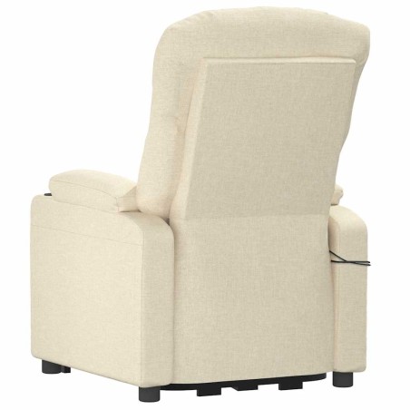 Fauteuil de massage Crème Tissu