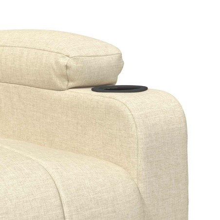Fauteuil de massage Crème Tissu