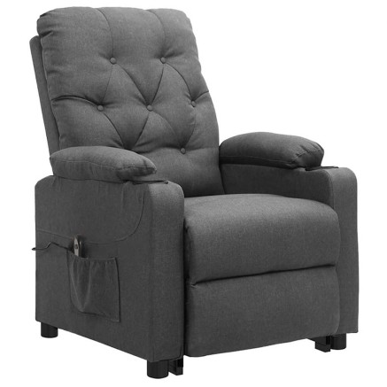 Fauteuil Gris clair Tissu 2