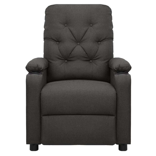 Fauteuil Gris foncé Tissu