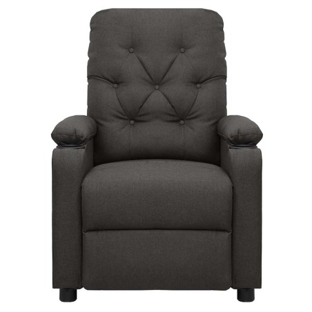 Fauteuil Gris foncé Tissu