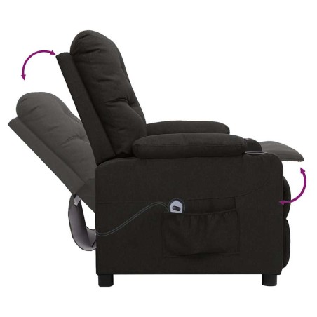 Fauteuil Noir Tissu
