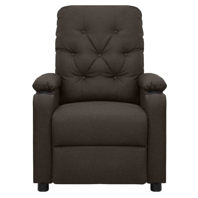 Fauteuil Marron foncé Tissu