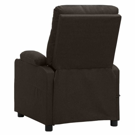 Fauteuil Marron foncé Tissu