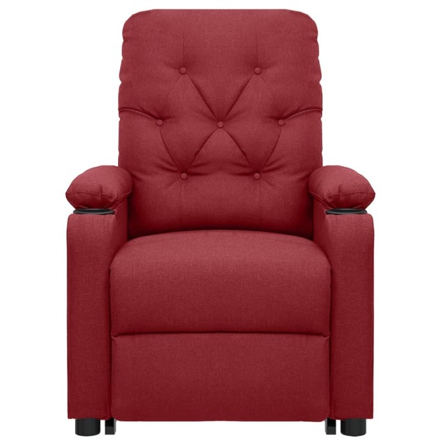 Fauteuil de massage Rouge bordeaux Tissu