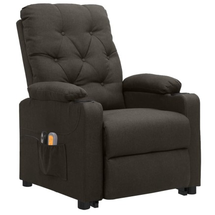 Fauteuil de massage Taupe Tissu 2